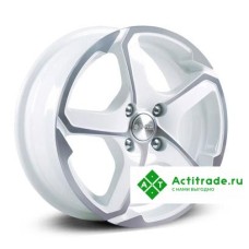 Скад Аллигатор R15/6J PCD 5x114,3 ET 38 ЦО 67,1 белый с полированной лицевой поверхностью [1130324]