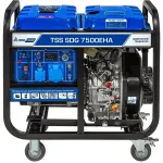 Электрогенератор ТСС SDG 7500EHA (дизельный, однофазный, 7,5/7кВт, непр.работа 8ч)