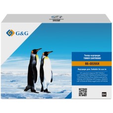 Тонер-картридж G&G GG-CE255X (черный; 12500стр; LJ Enterprise MFP M525c, P3015n, LJ Pro M521dn MFP) [GG-CE255X]