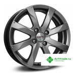 КиК Джемини R15/6J PCD 4x100 ET 38 ЦО 67,1 темно - серый глянцевый