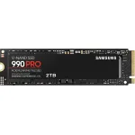 Жесткий диск SSD 2Тб Samsung 990 PRO (2280, 7450/6900 Мб/с, 1550000 IOPS, PCIe 4.0 x4 (NVMe), 2048Мб, для ноутбука и настольного компьютера)