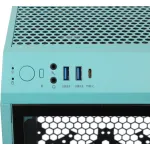 Корпус Thermaltake The Tower 100 Turquoise Black (Midi-Tower)