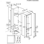 Холодильник полностью встраиваемый Electrolux ENS6TE19S (A++, 2-камерный, объем 278:216/62л, 540x1884x549см, белый)