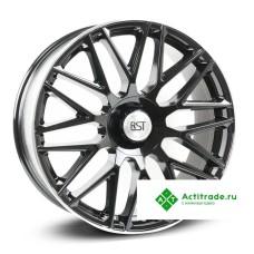 RST R042 R20/8.5J PCD 5x112 ET 40 ЦО 66,6 черный с полированным ободом [RR042-8520-666-5x112-40BDR]
