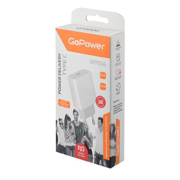 Зарядное устройство GoPower GPPD06