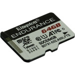 Карта памяти microSDXC 64Гб Kingston (Class 10, 95Мб/с, UHS-I U1, без адаптера)