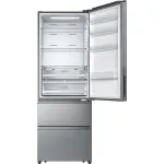 Холодильник Hisense RT641N4ACE (No Frost, A+, 2-камерный, объем 535:366/169л, инверторный компрессор, серый)