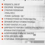 Электрогриль Supra GS-7410