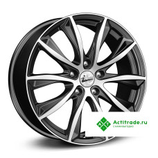 IFree Каzaнтип R18/7.5J PCD 5x114,3 ET 50 ЦО 67,1 черный с полированной лицевой поверхностью