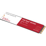 Жесткий диск SSD 250Гб Western Digital Red (2280, 3100/1600 Мб/с, 180000 IOPS, PCIe 3.0 x4 (NVMe))