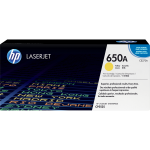 Тонер-картридж HP 650A (желтый; 15000стр; LJ CP5520, 5525)