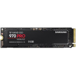 Жесткий диск SSD 512Гб Samsung 970 Pro (M.2, 3500/2300 Мб/с, 500000 IOPS, PCI-E, 512Мб, для ноутбука и настольного компьютера)