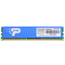 Память DIMM DDR3 8Гб 1600МГц Patriot Memory (12800Мб/с, CL11, 240-pin, 1.5 В) [PSD38G16002H]