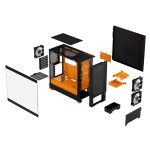 Корпус Fractal Design Pop Air RGB Orange Core TG Clear Tint (Midi-Tower)