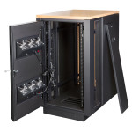 Шкаф коммутационный напольный Lanmaster LAN-DC-CBSP-24U-WD (24U, 750x1130мм, 1000кг)