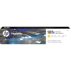 Картридж HP 981X (желтый; 10000стр; HP Pagewide Enterprise Color 556, HP Pagewide Enterprise Color MFP 586) [L0R11A]