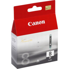 Картридж Canon CLI-8BK (черный; 450стр; 13мл; iP6600D, 4200, 5200, 5200R)