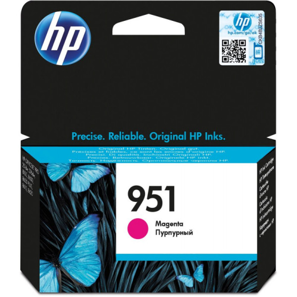 Чернильный картридж HP 951 (пурпурный; 700стр; OJ Pro 8610, 8620)