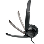 Гарнитура Logitech Stereo Headset H390 (оголовье, USB, 2.33м, накладные, USB, 197г)