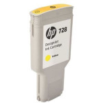 Картридж HP 728 (желтый; 300стр; 300мл; DJ T730, T830)