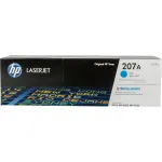Тонер-картридж HP 207A (голубой; 1250стр; M255, MFP M282, M283)