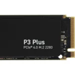 Жесткий диск SSD 4Тб Crucial P3 Plus (2280, 4800/4100 Мб/с, PCI Express)