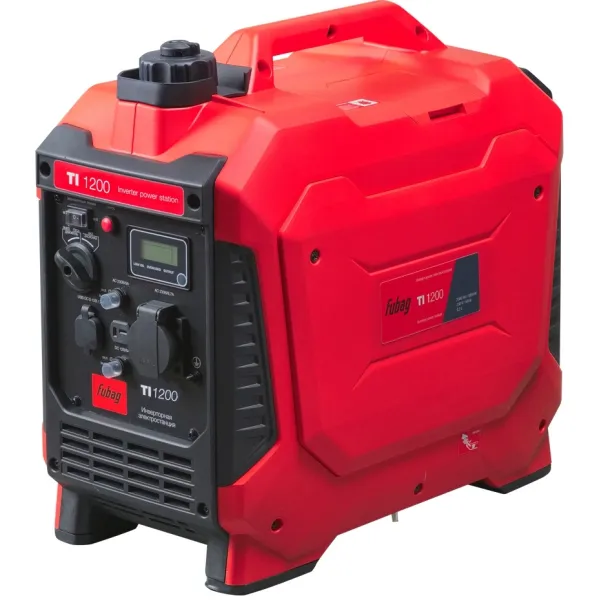 Электрогенератор FUBAG TI 1200 (бензиновый, однофазный, инвертор, 1,2/1кВт, непр.работа 4ч)