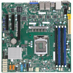 Материнская плата Supermicro X11SSH-LN4F (LGA 1151, Intel C236, 4xDDR4 DIMM, microATX, RAID SATA: 0,1,10,5)