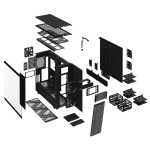 Корпус Fractal Design Define 7 XL Dark TG Black (Midi-Tower, 1xUSB3.0, 1x140мм)