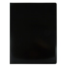 Папка Бюрократ Black&White BWBPV40BLCK (A4, пластик, толщина пластика 0,8мм, черный) [BWBPV40BLCK]