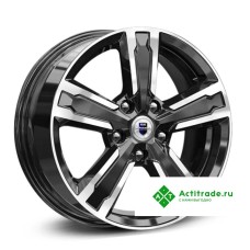 КиК Оклахома R16/6.5J PCD 5x114,3 ET 50 ЦО 67,1 черный с полированной лицевой поверхностью