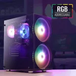 Корпус Aerocool Python-G Black (Midi-Tower, 2xUSB3.0)
