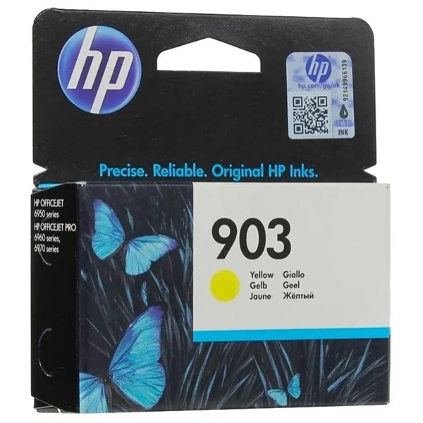 Чернильный картридж HP 903 (желтый; 315стр; OJP 6950, 6960, 6970)