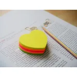 Блок самоклеящийся Hopax 21356 (бумага, сердце, 64x67мм, 250листов, 70г/м2, 5цветов)