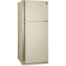 Холодильник Sharp SJXE59PMBE (No Frost, A++, 2-камерный, объем 578:430/148л, инверторный компрессор, 80x185x73,5см, бежевый) [SJXE59PMBE]