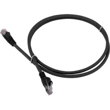 Патч-корд Lanmaster LAN-PC45/U5E-1.0-BK [LAN-PC45/U5E-1.0-BK]