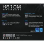Материнская плата Biostar H610MHD D5 (SocketLGA1700, 2xDDR5, microATX)