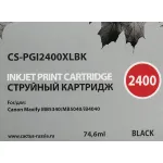 Чернильный картридж Cactus CS-PGI2400XLBK (черный пигментный; 74,6стр; MAXIFY iB4040, МВ5040, МВ5340)
