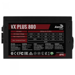Блок питания Aerocool VX Plus 800W (ATX, 800Вт, 20+4 pin, ATX12V 2.3, 1 вентилятор)
