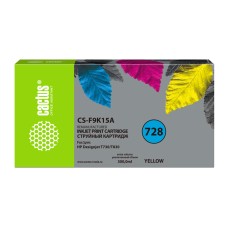 Cactus CS-F9K15A (желтый; 300стр; DesignJet T730, T830) [CS-F9K15A]