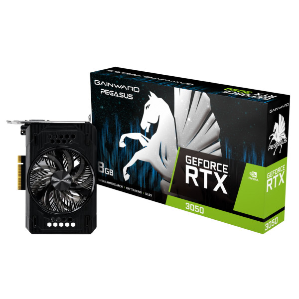 Видеокарта GeForce RTX 3050 1552МГц 8Гб PALIT (GDDR6, 128бит, 1xHDMI, 1xDP)