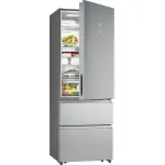Холодильник Hisense RT641N4ACE (No Frost, A+, 2-камерный, объем 535:366/169л, инверторный компрессор, серый)