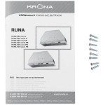 Вытяжка Krona Runa 600 ivory