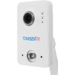 Камера видеонаблюдения Trassir TR-D7121IR1W 2.8 (IP, внутренняя, кубическая, 2Мп, 2.8-2.8мм, 1920x1080, 25кадр/с, 100°)