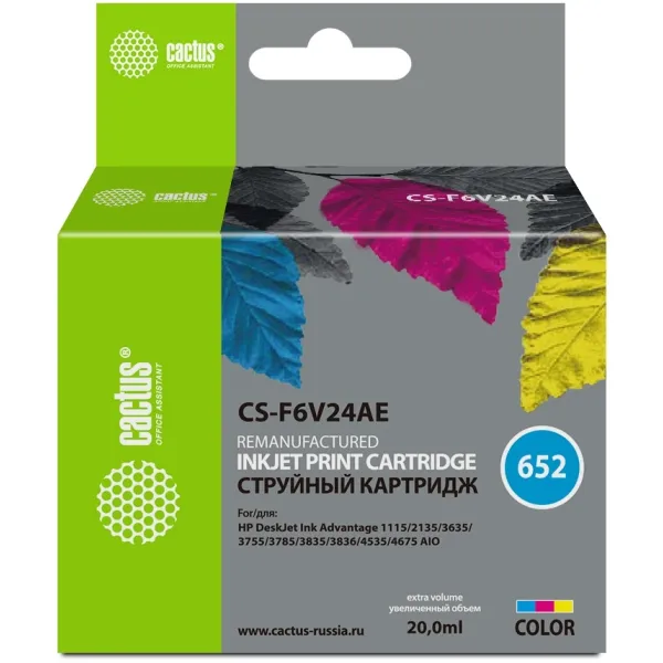 Cactus CS-F6V24AE (многоцветный; 300стр; DJ Ink Adv 1115, 2135, 3635)