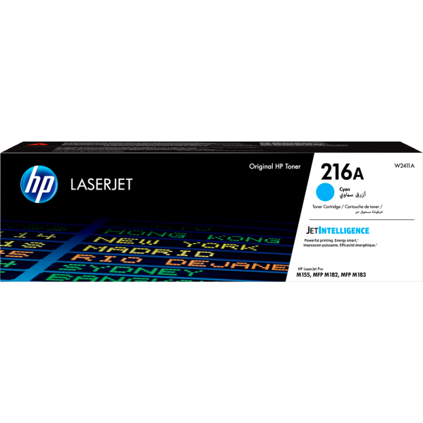Тонер-картридж HP 216A (голубой; 850стр; MFP M182, M183)