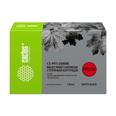 Cactus CS-PFI120MBK (черный матовый; 130стр; imagePROGRAF TM-200, TM-205, TM-300, TM-305) [CS-PFI120MBK]