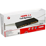 Разветвитель VCOM (HDMI (f), 8 x HDMI (f))