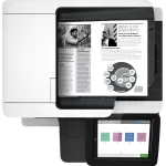 МФУ HP LaserJet Enterprise M528dn (черно-белая, A4, 1280Мб, 43стр/м, 1200x1200dpi, авт.дуплекс, 150'000стр в мес)