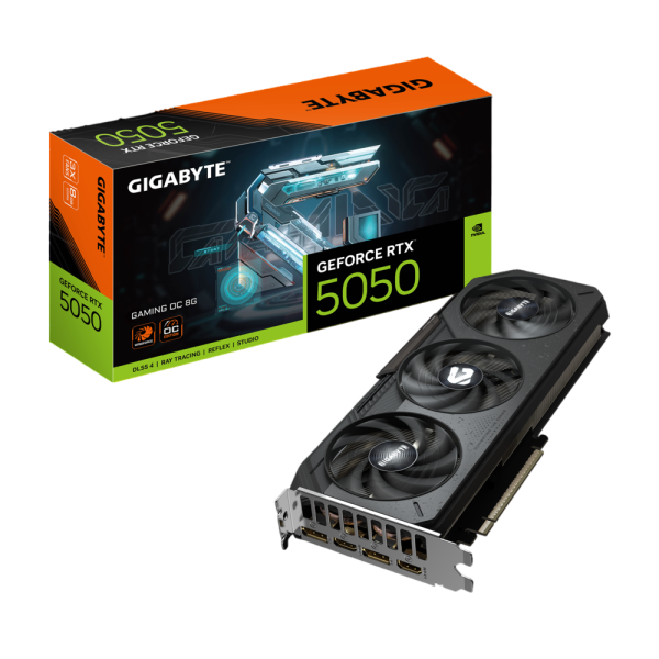 Видеокарта GeForce RTX 5050 2572МГц 8Гб Gigabyte (GDDR6, 128бит)